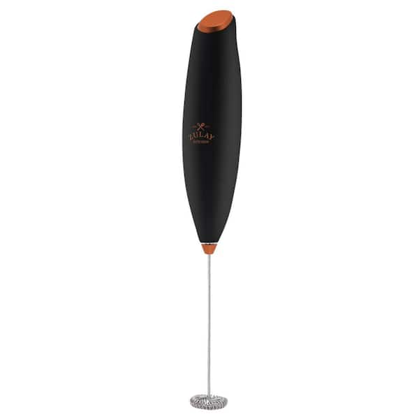 Zulay Kitchen Executive Series Milk Frother No Stand - Gift Packaging (Black)