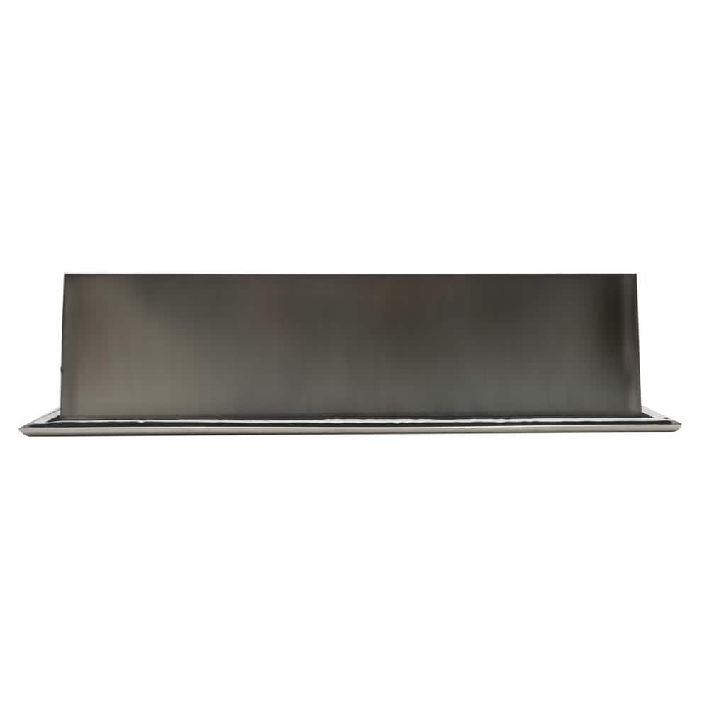 Brushed Stainless Steel Square Shower Niche Shelf
