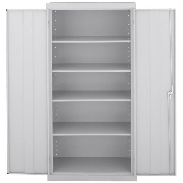 Shelving Cabinet,72/" H,36/" W,Black 1UEZ6