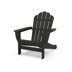Monterey Bay Oversized Adirondack Chair in Charcoal Black
