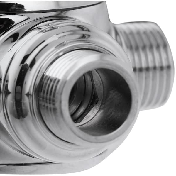 Delta 3 Way Shower Arm Diverter for Handshower in Polished Nickel U4929 PN PK   The Home Depot