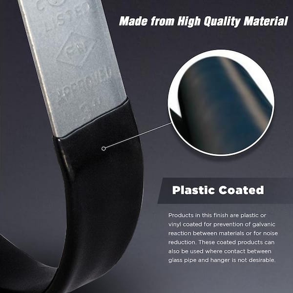 PLUMBFLEX 4 in. Swivel Loop Hanger for Vertical Pipe Support in