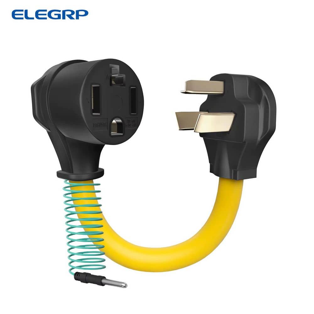 1.5FT Dryer Adapter Cord NEMA 10 30P to 14 30R 30A 250V 7500W 10 AWG STW 180 Rotating Plug UL Compliant price history on PriceWatchPro