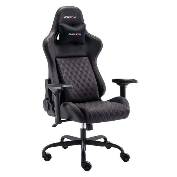 hzlagm RuiB Red Faux Leather Seat PC Racing Gaming Chair with