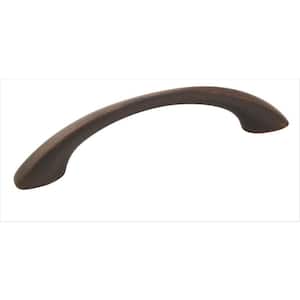 Vaile 3-3/4 in. (96mm) Modern Oil-Rubbed Bronze Arch Cabinet Pull (10-Pack)