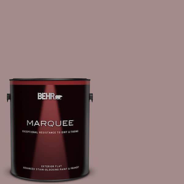 BEHR MARQUEE 1 gal. #PPU17-15 Cameo Rose Flat Exterior Paint & Primer
