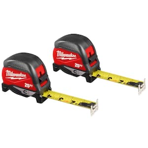 25 ft. Compact Magnetic Tape Measure (2-Pack)