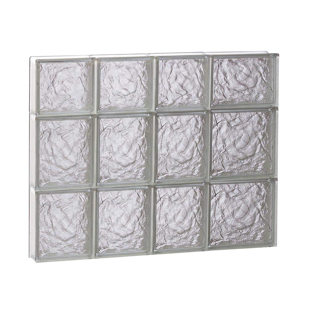25 in. x 21.25 in. x 3.125 in. Frameless Ice Pattern Non-Vented Glass Block Window price history on PriceWatchPro