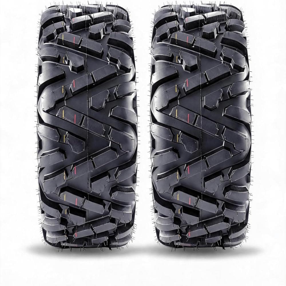 2-Pack ATV/UTV Tires 25x8-12 6PR QD518 Off-Road Tubeless, Aggressive Knobby Tread for Mud Sand Trails, Rims Not Included price history on PriceWatchPro