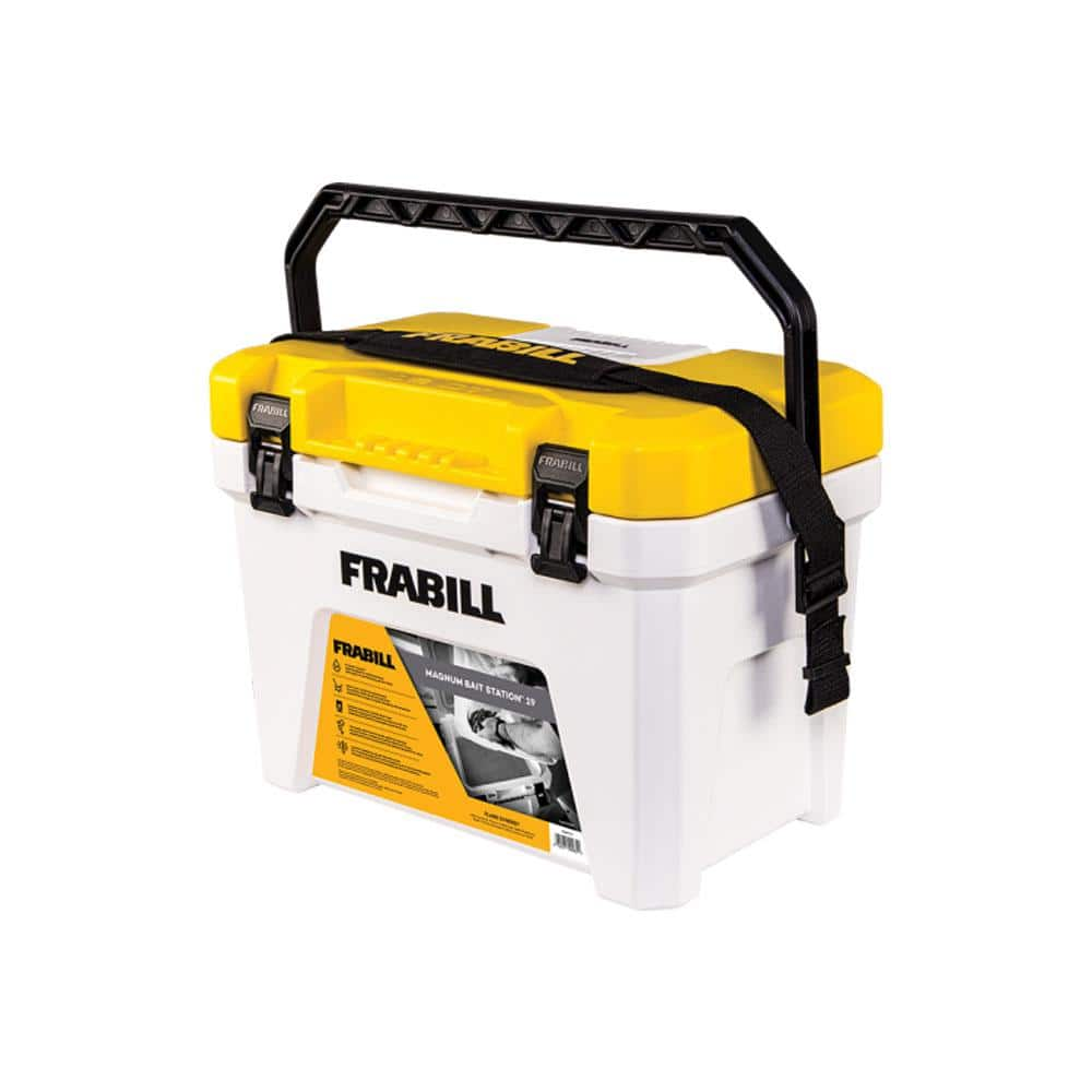 UPC 082271000613 product image for FRABILL Magnum Live Bait Station 13 Qt. Storage Cooler Tackle Box with Aerator | upcitemdb.com