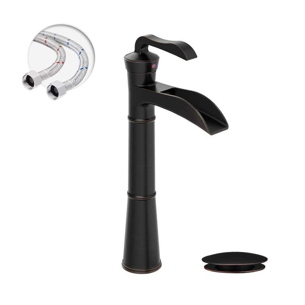Single Hole Single Handle Bathroom Vessel Sink Faucet in Oil Rubbed Bronze price history on PriceWatchPro