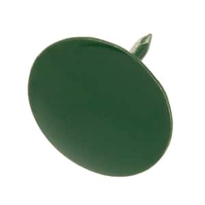 Steel Green Flat-Head Thumb Tack (60-Piece per Pack)