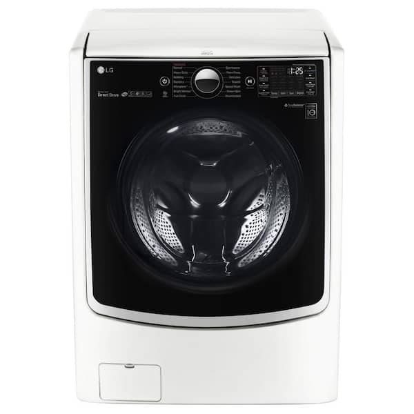 LG 4.5 cu. ft. High-Efficiency Smart Front Load Washer with TurboWash and WiFi Enabled in White, ENERGY STAR