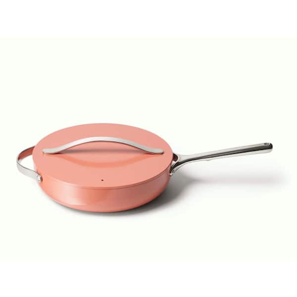 CARAWAY HOME 3 qt. Ceramic Nonstick Saute Pan in Perracotta