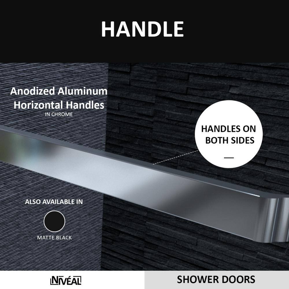 59'' Chrome Framed Sliding Tub Door with Clear Glass