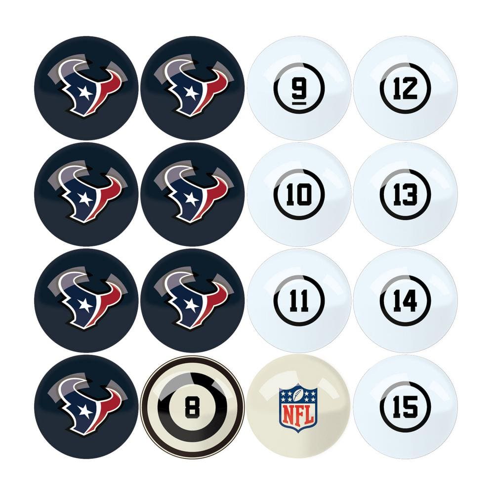 texans pool balls