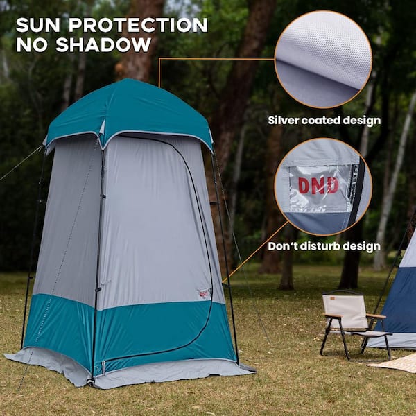 Blue Outdoor Privacy Shelter-Dressing Changing Room-Portable