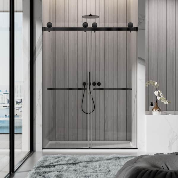 NANAWO PRESTIGE 60 in. W x 72 in. H Sliding Frameless Shower Door