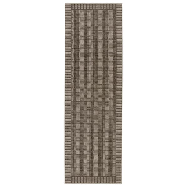 VIBE BY JAIPUR LIVING Iti Taupe/Gray 2 ft. 6 in. x 8 ft. Coastal Indoor/Outdoor Area Rug