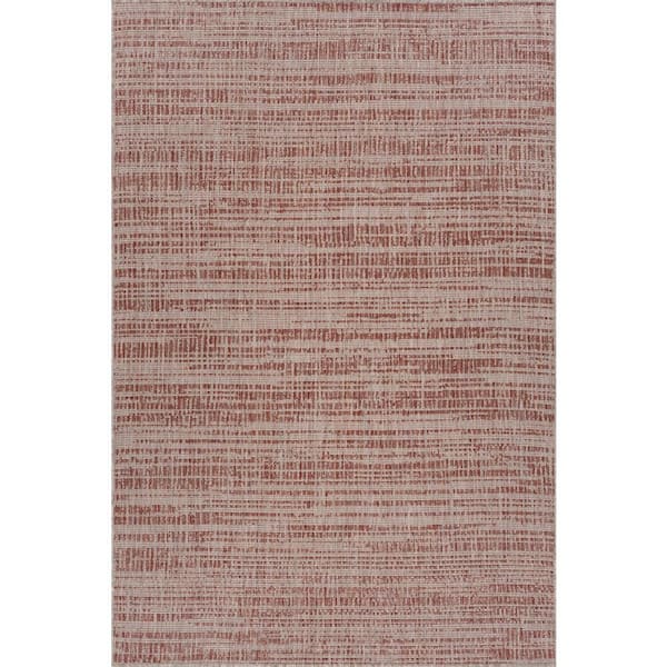Virellea Bohemian Red 7 ft. x 9 ft. Outdoor Area Rug
