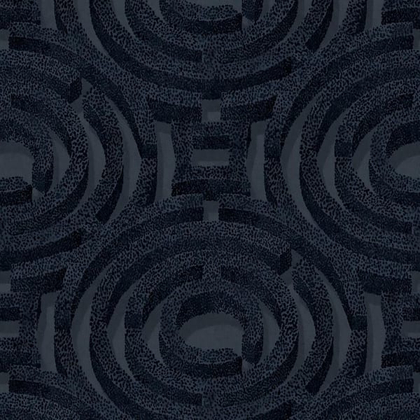 Graham & Brown Alcazar Noche Blue Wallpaper