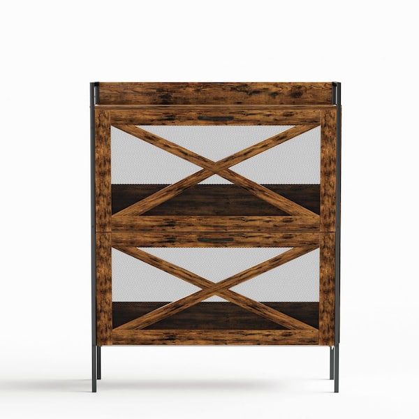 GALANO Calidia 30.0 in. H x 44.4 in. W Knott Oak with Gray GALANO Calidia 30.0 in. H x 44.4 in. W Knott Oak with Gray