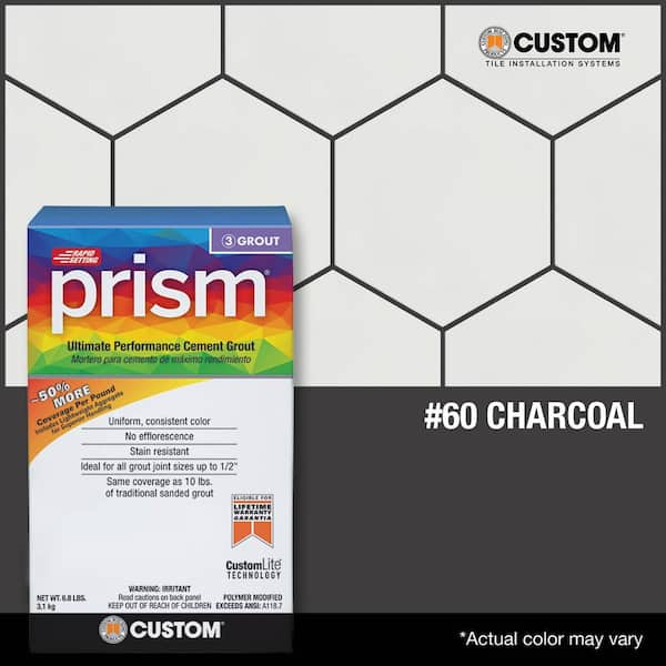 Prism #60 Charcoal 17 lb. Ultimate Performance Rapid Setting Grout