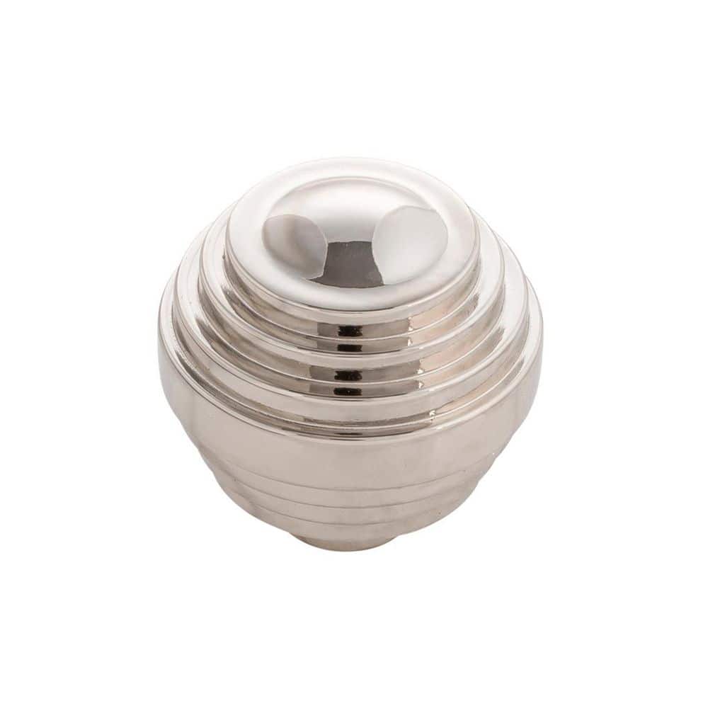 Sinclaire Collection Knob 1-3/8 in. Polished Nickel Round Cabinet Knob price history on PriceWatchPro