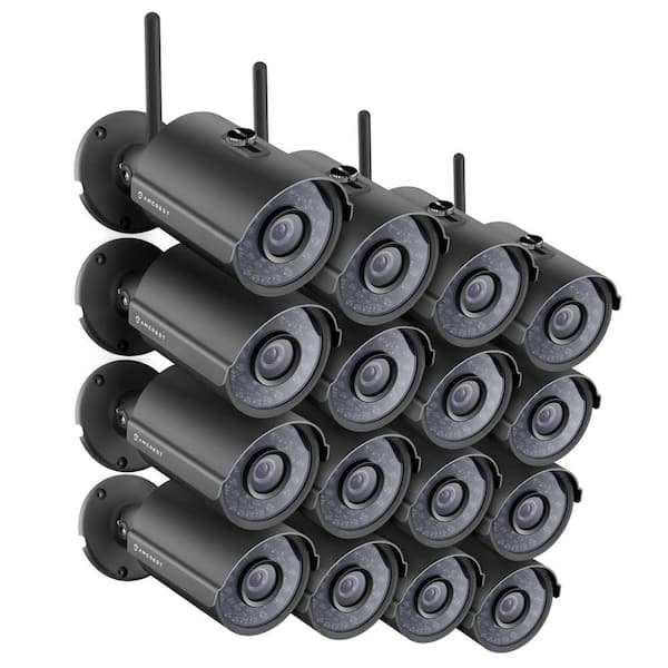 Amcrest ProHD Outdoor 1080p Wi-Fi Wireless IP Security Bullet Camera with IP67 Weatherproof, 1080p (1920TVL), Black