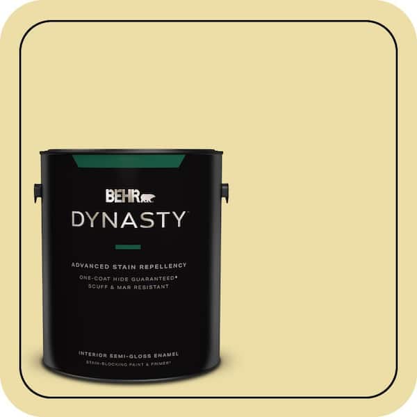 BEHR DYNASTY 1 gal. #PPU8-12 Refreshing Tea Semi-Gloss Enamel Interior Stain-Blocking Paint & Primer
