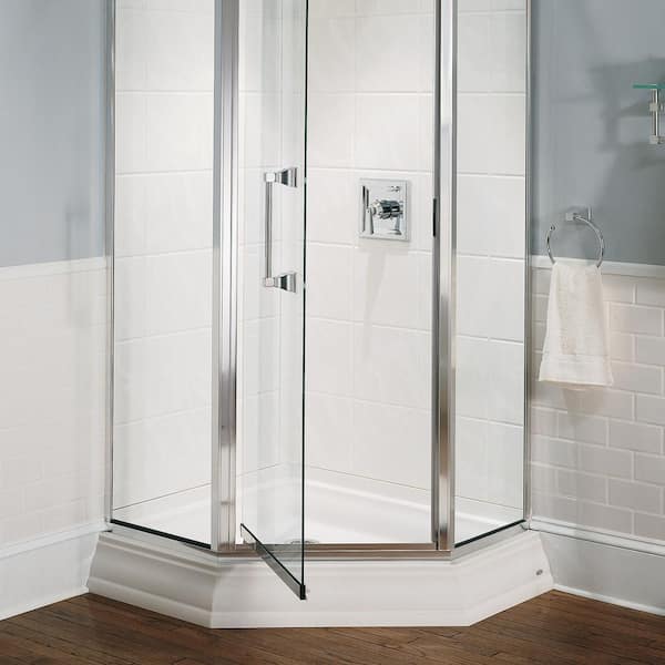 Custom Showers Your Way (Includes: Neo Corner Pan, Walls, Thresholds, and  Optional Glass)