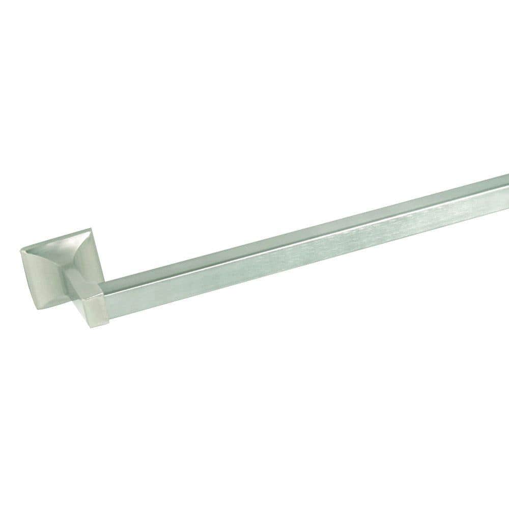 Satin Nickel 18-Inch Wall Mounted Towel Bar