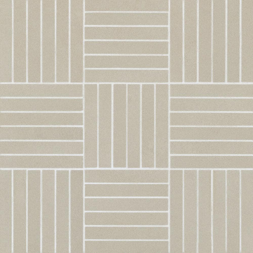 Sahara 1/2 in. x 4 in. Matte Grey Porcelain Mosaic Tile (9.69 sq. ft./Case) price history on PriceWatchPro