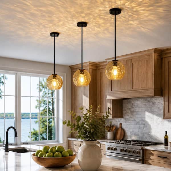 Yellow - Pendant Lights - The Home Depot