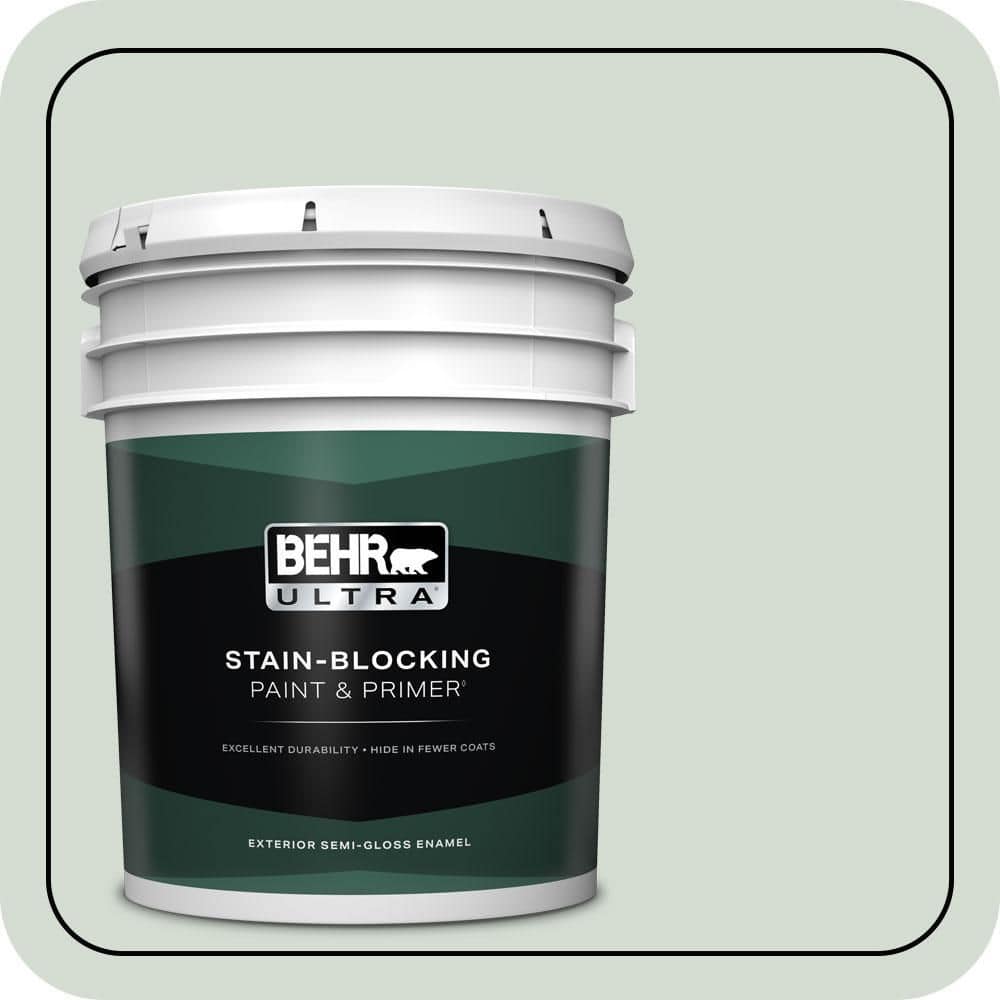 5 gal. #N400-1 Mountain Morn Semi-Gloss Enamel Exterior Paint & Primer price history on PriceWatchPro