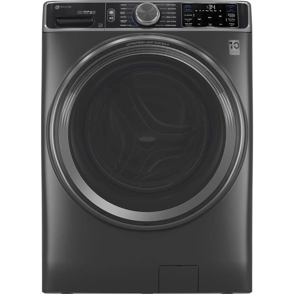 Profile 5.5 cu. ft. Capacity Front Load Washer in Carbon Graphite w/ Steam, UltraFresh Vent System & Smart Wash + Rinse