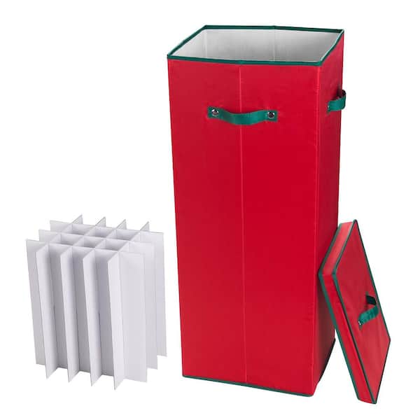 tall wrapping paper storage container