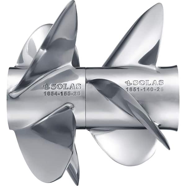 SOLAS Dual Propeller For Mercruiser Bravo Three, Front, 24 in. Pitch