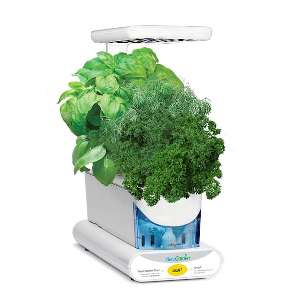 Unbranded AeroGarden Sprout LED with Gourmet Herb Seed Pod Kit in White
