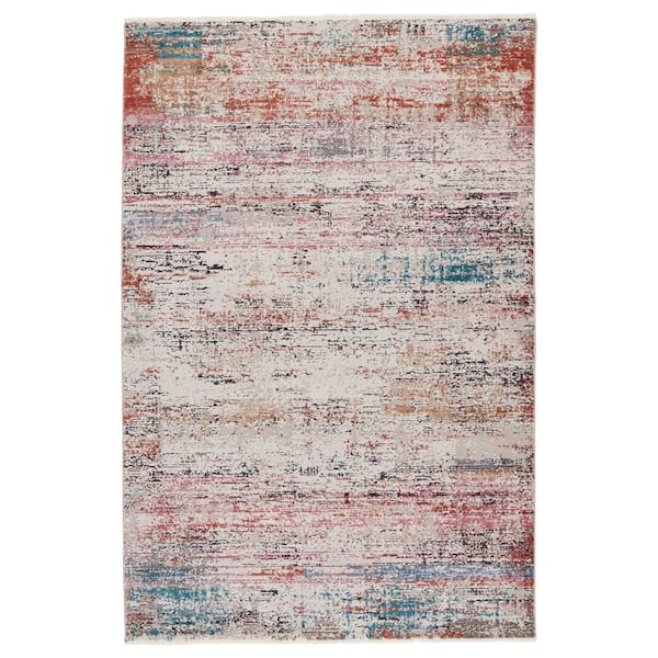 Jaipur Living Myriad Multicolor/Cream 7 ft.10 in. x 11 ft.1 in. Abstract Rectangle Area Rug