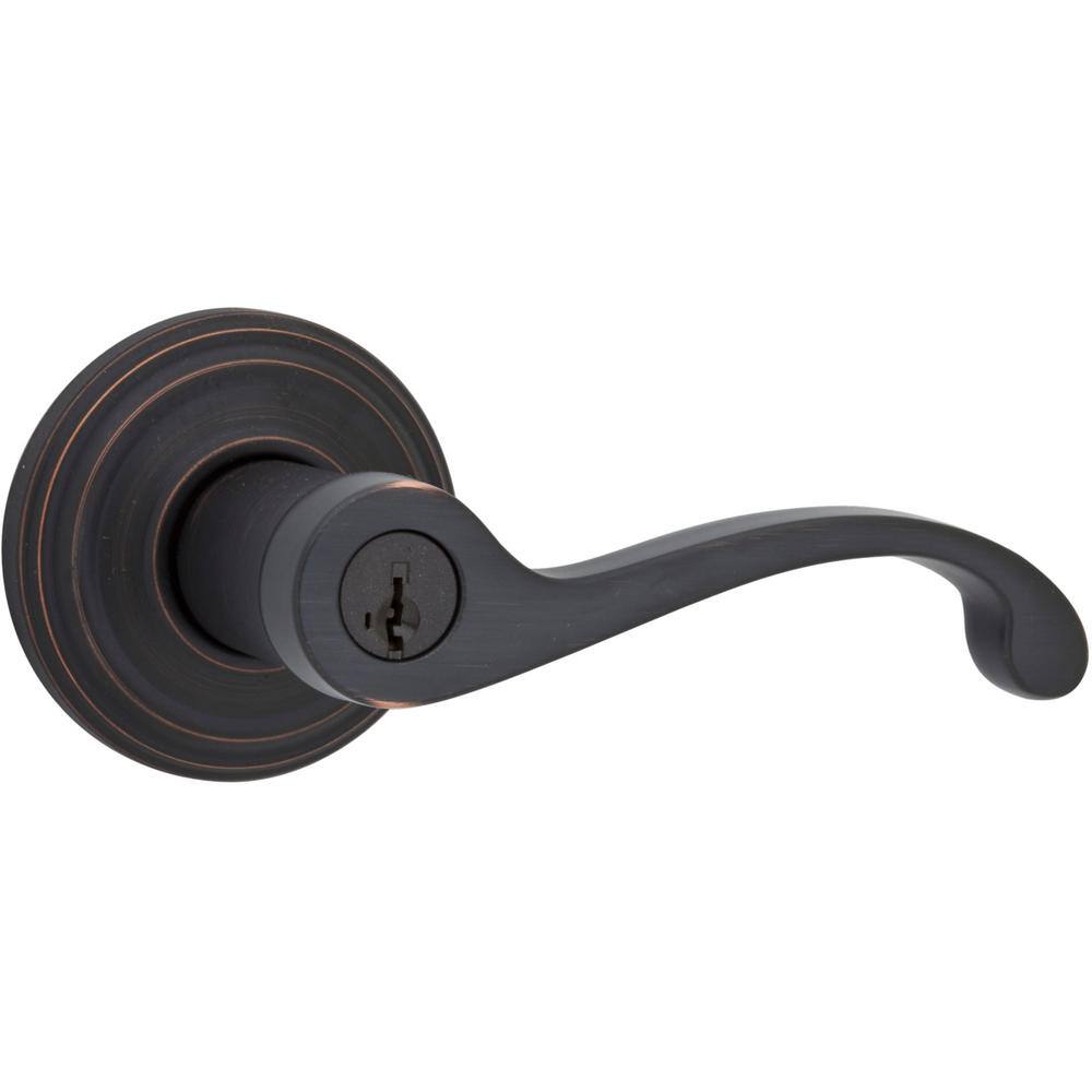 kwtt Kwikset Commonwealth Venetian Bronze Keyed Entry Door Handle