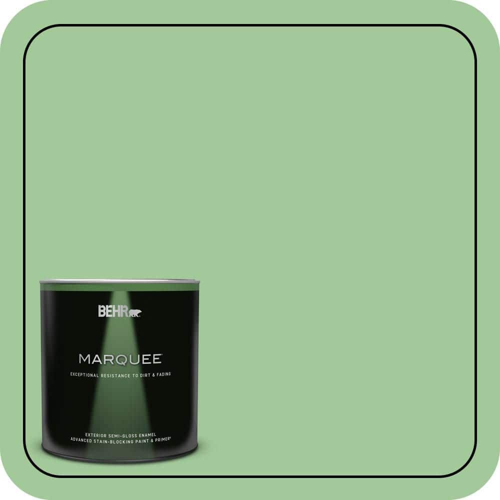 1 qt. #M390-4 Gingko Semi-Gloss Enamel Exterior Paint & Primer price history on PriceWatchPro