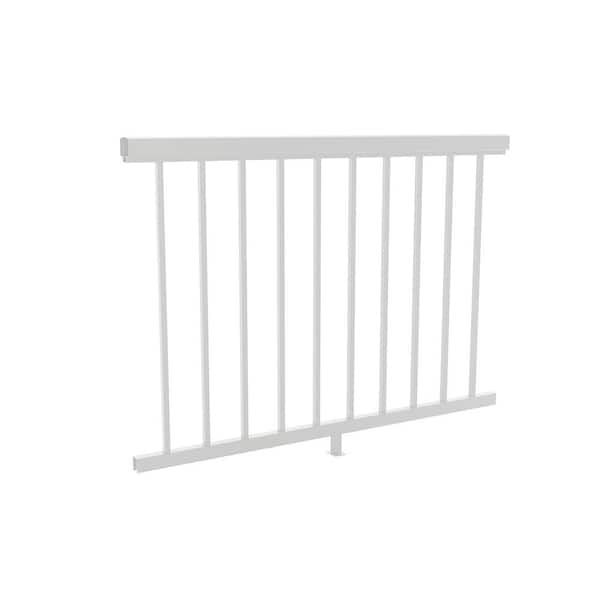 Aluminum Deck Railing Panel 4 ft. in White for 36 in High System 36626 ...