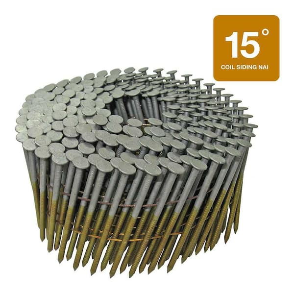 Grip-Rite 2 in. x 0.092 in. 15° Wire Ring Shank Framing Nails 1,200 per Box