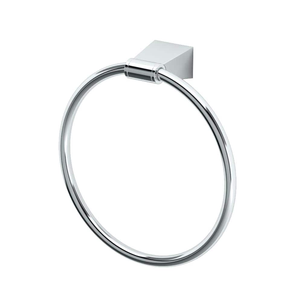 UPC 011296471207 product image for Bleu Towel Ring in Chrome | upcitemdb.com