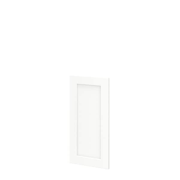 Shaker Full Overlay 11.56 in. W x 23.88 in. H Decorative Door Wall End Panel in Linen White