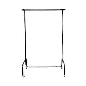 Black Metal Clothes Rack 43.5 in. W x 66.14 in. H