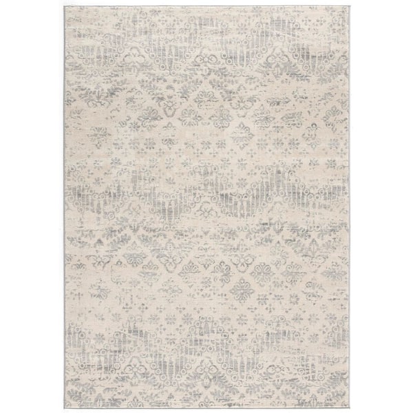Rug Branch Havana Ivory 2 ft. x 3 ft. 3 in. Traditional Distressed Doormat Area Rug Entrance Floor Mat