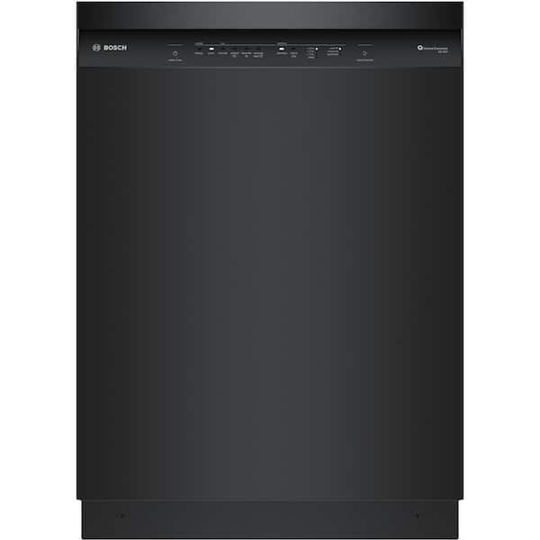 300 Series 24 in. Black Front Control Smart Built-In Stainless Steel Tub Dishwasher, 48 dBA