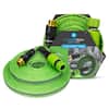 Hydrotech 50 ft. x 5/8 in. Flat Jacket Garden Hose, Flexible, Durable, Burst Proof, Lightweight, No-Kink Water Hose 5615C3